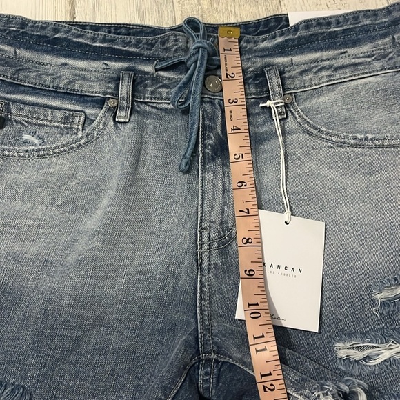 KanCan High Waist Denim Shorts - Blue - Picture 10 of 12